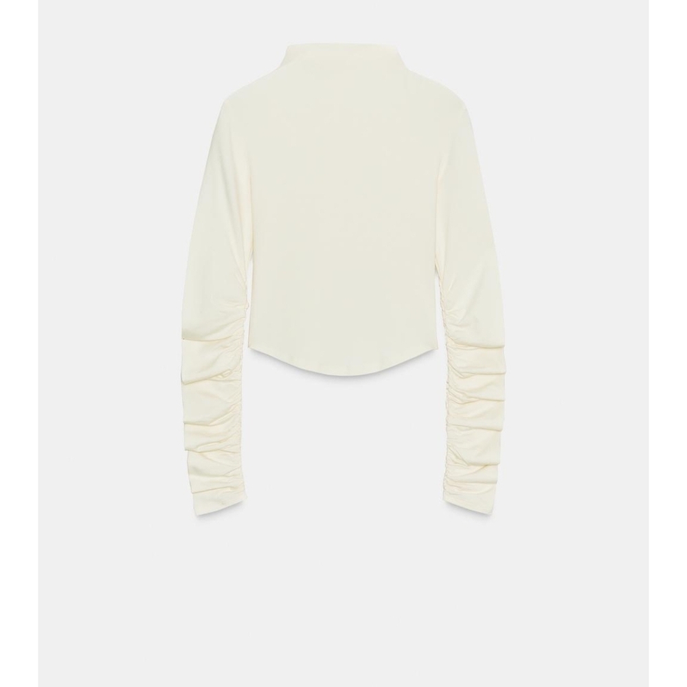 NWT!! Zara Cream Long Sleeve Top